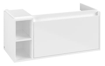 VILLEROY & BOCH SKYLA skrinka pod umývadlo 97,2x43,9x43,6 cm, 1 zásuvka, 2 police, brilliant white C79000VE Obrázek - fotka