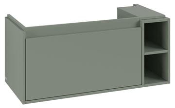 VILLEROY & BOCH SKYLA skrinka pod umývadlo 97,2x43,9x43,6 cm, 1 zásuvka, 2 police, soft green C79100AF Obrázek - fotka