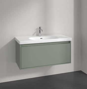 VILLEROY & BOCH SKYLA skrinka pod umývadlo 97,2x43,9x43,6 cm, 1 zásuvka, soft green C78900AF Obrázek - fotka
