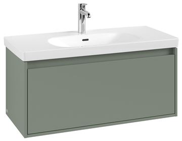 VILLEROY & BOCH SKYLA skrinka pod umývadlo 97,2x43,9x43,6 cm, 1 zásuvka, soft green