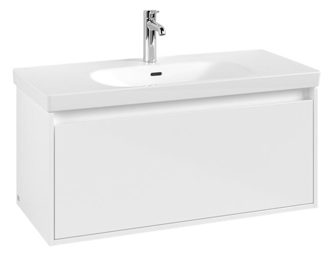 VILLEROY & BOCH SKYLA skrinka pod umývadlo 97,2x43,9x43,6 cm, 1 zásuvka, brilliant white C78900VE Obrázek - Hlavní obrázek