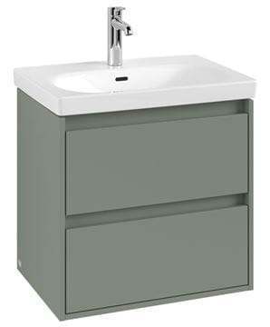 VILLEROY & BOCH SKYLA skrinka pod umývadlo 62,2x43,9x59,6 cm, 2 zásuvky, soft green