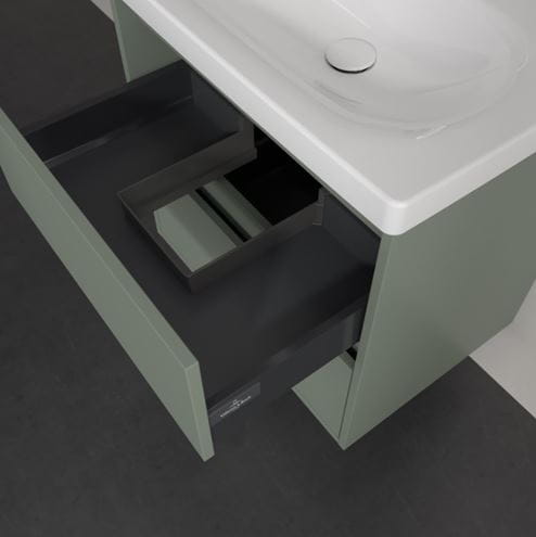 VILLEROY & BOCH SKYLA skrinka pod umývadlo 62,2x43,9x59,6 cm, 2 zásuvky, soft green C79500AF Obrázek - fotka