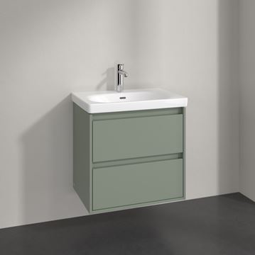 VILLEROY & BOCH SKYLA skrinka pod umývadlo 62,2x43,9x59,6 cm, 2 zásuvky, soft green C79500AF Obrázek - fotka