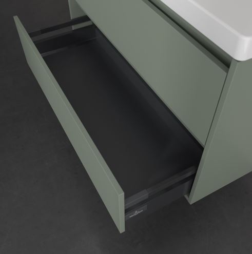 VILLEROY & BOCH SKYLA skrinka pod umývadlo 97,2x43,9x59,6 cm, 2 zásuvky, soft green C79900AF Obrázek - fotka