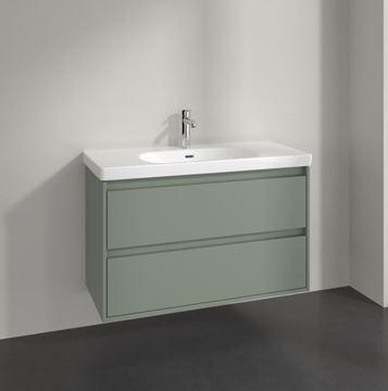 VILLEROY & BOCH SKYLA skrinka pod umývadlo 97,2x43,9x59,6 cm, 2 zásuvky, soft green C79900AF Obrázek - fotka
