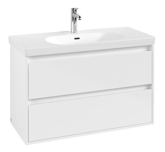 VILLEROY & BOCH SKYLA skrinka pod umývadlo 97,2x43,9x59,6 cm, 2 zásuvky, brilliant white C79900VE Obrázek - Hlavní obrázek