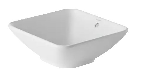 DURAVIT BACINO umývadlo na dosku 42 cm, s prepadom, DuraShield 033342AA00 Obrázek - Hlavní obrázek