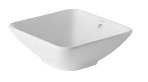 DURAVIT BACINO umývadlo na dosku 42 cm, s prepadom, DuraShield