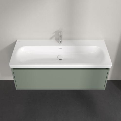 VILLEROY & BOCH SKYLA skrinka pod umývadlo 117,2x43,9x43,6 cm, 1 zásuvka, soft green C79200AF Obrázek - fotka