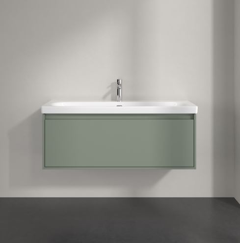 VILLEROY & BOCH SKYLA skrinka pod umývadlo 117,2x43,9x43,6 cm, 1 zásuvka, soft green C79200AF Obrázek - fotka