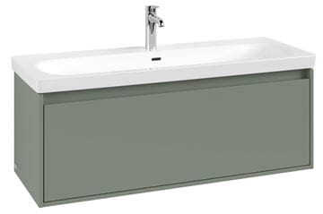 VILLEROY & BOCH SKYLA skrinka pod umývadlo 117,2x43,9x43,6 cm, 1 zásuvka, soft green