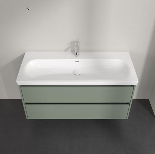 VILLEROY & BOCH SKYLA skrinka pod umývadlo 117,2x43,9x59,6 cm, 2 zásuvky, soft green C80000AF Obrázek - fotka