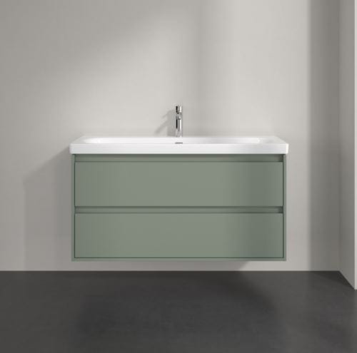 VILLEROY & BOCH SKYLA skrinka pod umývadlo 117,2x43,9x59,6 cm, 2 zásuvky, soft green C80000AF Obrázek - fotka