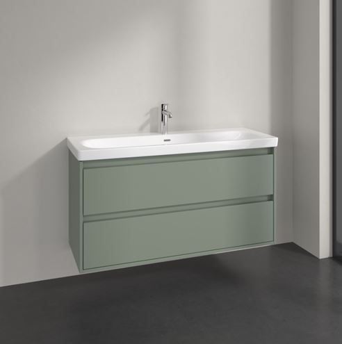 VILLEROY & BOCH SKYLA skrinka pod umývadlo 117,2x43,9x59,6 cm, 2 zásuvky, soft green C80000AF Obrázek - fotka