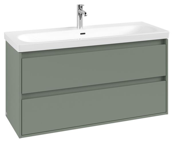 VILLEROY & BOCH SKYLA skrinka pod umývadlo 117,2x43,9x59,6 cm, 2 zásuvky, soft green C80000AF Obrázek - Hlavní obrázek