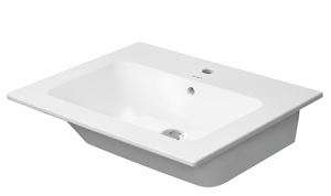 DURAVIT ME BY STARCK umývadlo 63 cm, s otvorom pre batériu a prepadom, DuraShield