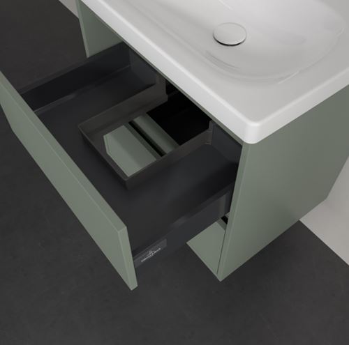 VILLEROY & BOCH SKYLA skrinka pod umývadlo 57,2x43,9x59,6 cm, 2 zásuvky, soft green C79400AF Obrázek - fotka