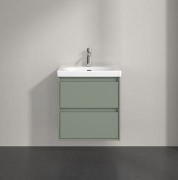 VILLEROY & BOCH SKYLA skrinka pod umývadlo 57,2x43,9x59,6 cm, 2 zásuvky, soft green C79400AF Obrázek - fotka