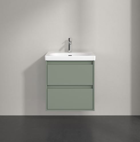VILLEROY & BOCH SKYLA skrinka pod umývadlo 57,2x43,9x59,6 cm, 2 zásuvky, soft green C79400AF Obrázek - fotka