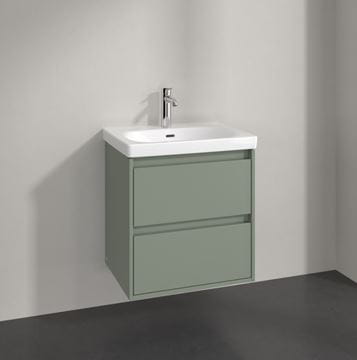 VILLEROY & BOCH SKYLA skrinka pod umývadlo 57,2x43,9x59,6 cm, 2 zásuvky, soft green C79400AF Obrázek - fotka