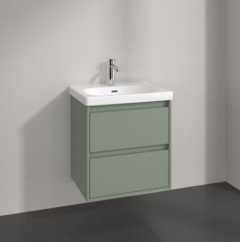VILLEROY & BOCH SKYLA skrinka pod umývadlo 57,2x43,9x59,6 cm, 2 zásuvky, soft green C79400AF Obrázek - fotka