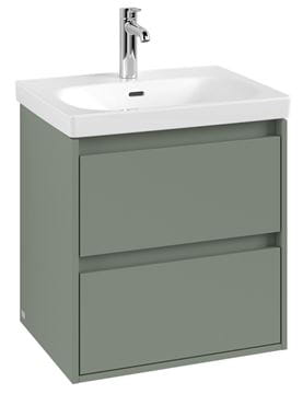 VILLEROY & BOCH SKYLA skrinka pod umývadlo 57,2x43,9x59,6 cm, 2 zásuvky, soft green