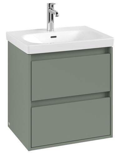 VILLEROY & BOCH SKYLA skrinka pod umývadlo 57,2x43,9x59,6 cm, 2 zásuvky, soft green C79400AF Obrázek - Hlavní obrázek