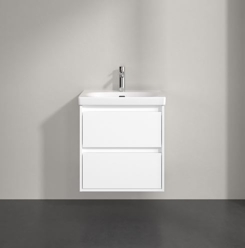 VILLEROY & BOCH SKYLA skrinka pod umývadlo 57,2x43,9x59,6 cm, 2 zásuvky, brilliant white C79400VE Obrázek - fotka