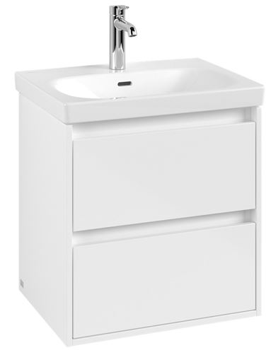 VILLEROY & BOCH SKYLA skrinka pod umývadlo 57,2x43,9x59,6 cm, 2 zásuvky, brilliant white C79400VE Obrázek - Hlavní obrázek