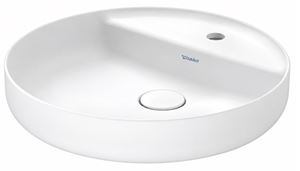 DURAVIT VITRIUM umývadlová misa 46 cm, s otvorom pre batériu, bez prepadu, matná hodvábne biela