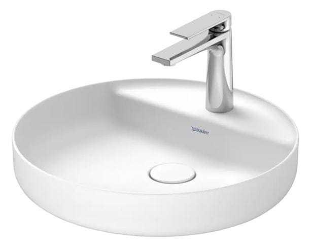 DURAVIT VITRIUM umývadlová misa 46 cm, s otvorom pre batériu, bez prepadu, matná hodvábne biela 2662463271 Obrázek - fotka
