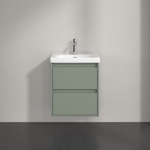 VILLEROY & BOCH SKYLA skrinka pod umývadlo 52,2x42,4x59,6 cm, 2 zásuvky, soft green C79300AF Obrázek - fotka
