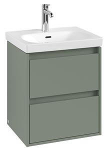 VILLEROY & BOCH SKYLA skrinka pod umývadlo 52,2x42,4x59,6 cm, 2 zásuvky, soft green