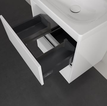 VILLEROY & BOCH SKYLA skrinka pod umývadlo 52,2x42,4x59,6 cm, 2 zásuvky, brilliant white C79300VE Obrázek - fotka