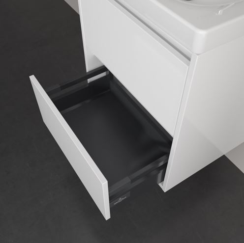 VILLEROY & BOCH SKYLA skrinka pod umývadlo 52,2x42,4x59,6 cm, 2 zásuvky, brilliant white C79300VE Obrázek - fotka
