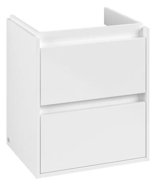 VILLEROY & BOCH SKYLA skrinka pod umývadlo 52,2x42,4x59,6 cm, 2 zásuvky, brilliant white C79300VE Obrázek - fotka