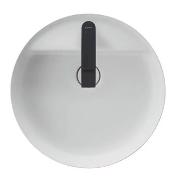 DURAVIT VITRIUM umývadlová misa 46 cm, s otvorom pre batériu, bez prepadu, matná hodvábne biela 2662463271 Obrázek - fotka