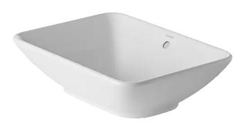DURAVIT BACINO umývadlo na dosku 55 cm, s prepadom, DuraShield