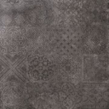 ABITARE ICON dekor 60x60 cm, mat, black