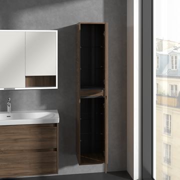 VILLEROY & BOCH SKYLA vysoká skrinka 35x35x170 cm, 2 dvierka, pánty vpravo, arizona oak C80101VH Obrázek - fotka
