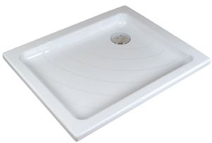 RAVAK ANETA 75 LA sprchová vanička 75,5x90,5 cm, akrylát, bez nožičiek