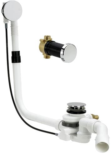 VIEGA MULTIPLEX TIRO F 6145.5 vaňový sifón 72,5 cm, s napúšťaním odtokom, bovden, chróm 675462 Obrázek - Hlavní obrázek