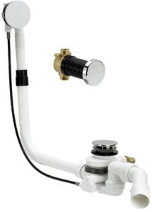 VIEGA MULTIPLEX TIRO F 6145.5 vaňový sifón 72,5 cm, s napúšťaním odtokom, bovden, chróm