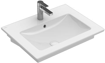 VILLEROY & BOCH VERITY LINE umývadlo 65 cm, s otvorom pre batériu a prepadom, CeramicPlus, alpská biela 4A1665R1 Obrázek - fotka