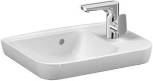 VITRA SENTO umývadlo 50 cm, s otvorom pre batériu vpravo a prepadom, VitrAhygiene