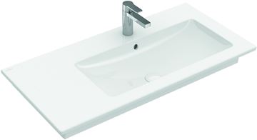 VILLEROY & BOCH VERITY LINE umývadlo 100 cm, s otvorom pre batériu a prepadom, CeramicPlus, alpská biela 4A14R1R1 Obrázek - fotka