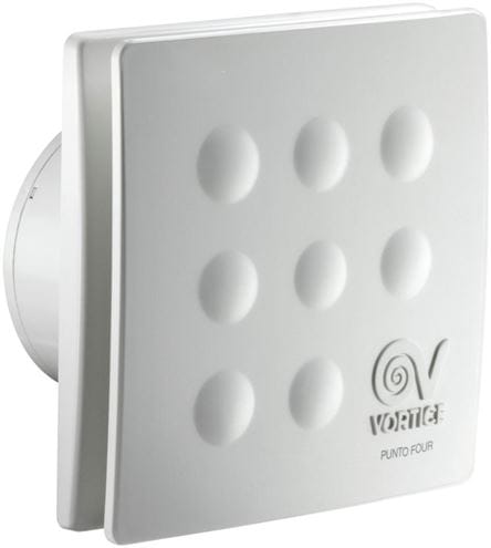 VORTICE PUNTO FOUR MFO 100/4" axiálny ventilátor 100 mm, nástenný/stropný, so spätnou klapkou 11145 Obrázek - Hlavní obrázek