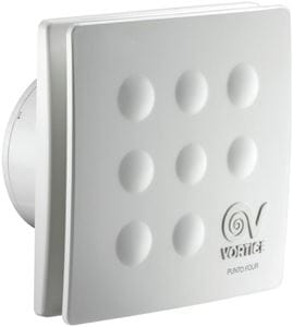 VORTICE PUNTO FOUR MFO 100/4" axiálny ventilátor 100 mm, nástenný/stropný, so spätnou klapkou