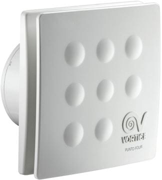 VORTICE PUNTO FOUR MFO 120/5" axiálny ventilátor 120 mm, nástenný/stropný, so spätnou klapkou
